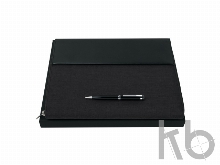 Подарочный набор: ручка шариковая, папка для конференций А4