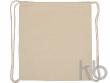 Рюкзак-мешок «Lark» хлопковый с цветной молнией