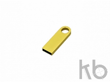 USB 2.0- флешка на 32 Гб с мини чипом, компактный дизайн с круглым отверстием