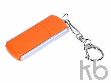 USB 2.0- флешка промо на 16 Гб с прямоугольной формы с выдвижным механизмом