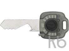 Bottle opener with push button LED light