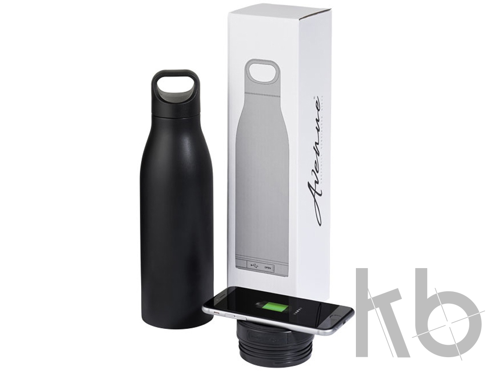 Термобутылка «Max» с беспроводным зарядным устройством