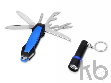 Набор: фонарик, мультиинструмент «Eric»