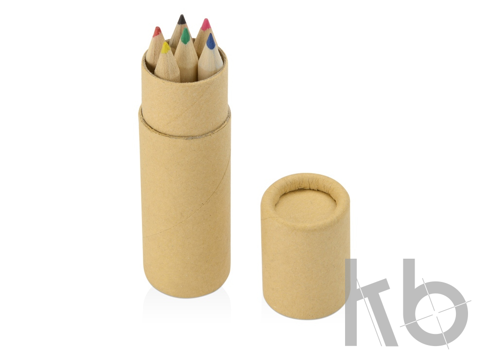Цветные карандаши в тубусе