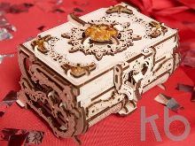 3D-ПАЗЛ UGEARS «Янтарная шкатулка»