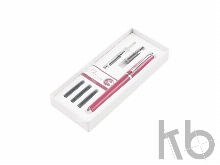 Набор «I-Share»: ручка роллер, сменная насадка с пером, чернила