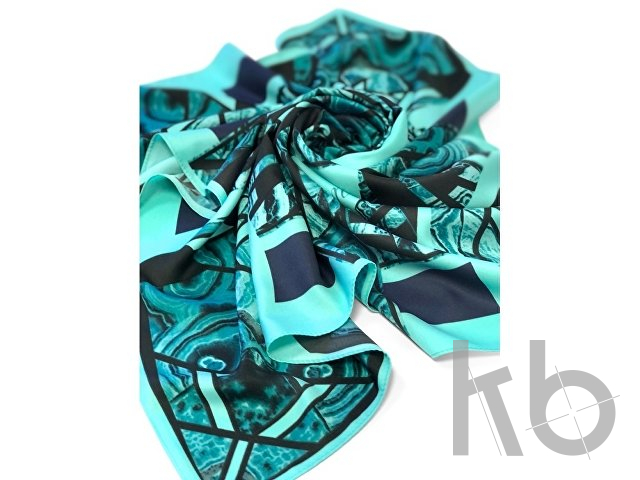 Платок «Малахитовая шкатулка»