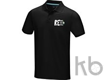 Рубашка поло «Graphite» из натуральных материалов, мужская