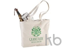 Сумка на молнии «Purch» из хлопка 340 г/м2