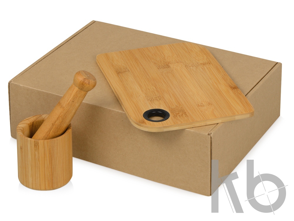 Подарочный набор Chef с кухонными аксессуарами из бамбука