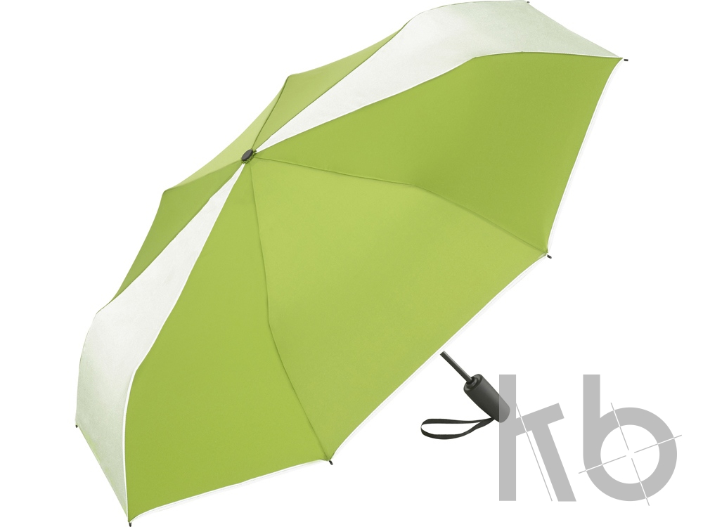 Зонт складной «ColorReflex» со светоотражающими клиньями, полуавтомат