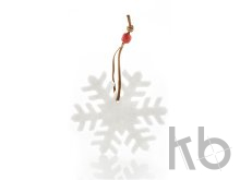 Christmas tree ornament, snowflake