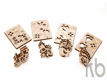 3D-ПАЗЛ UGEARS «Набор Трибики»