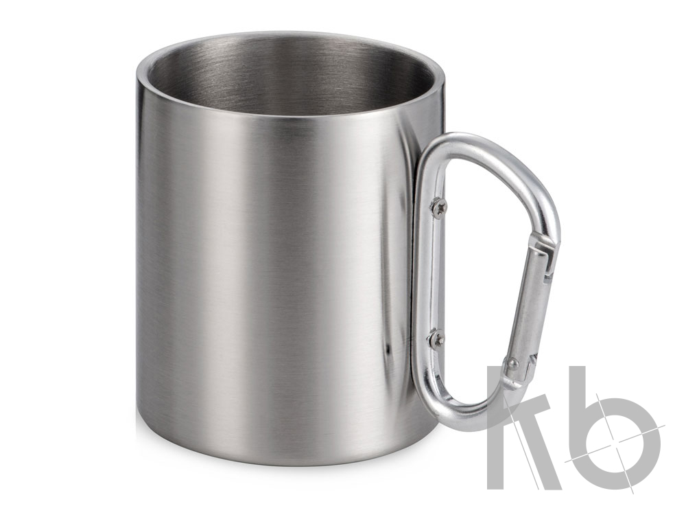 Кружка из стали с ручкой-карабином «Elbrus»