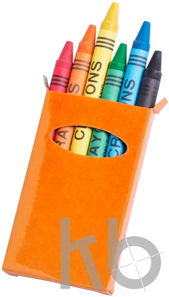 6 pc crayon set