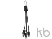 Кабель-брелок micro USB, USB-C и Lightning