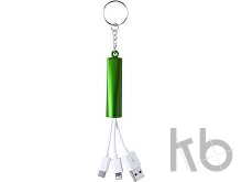 Кабель-брелок micro USB, USB-C и Lightning