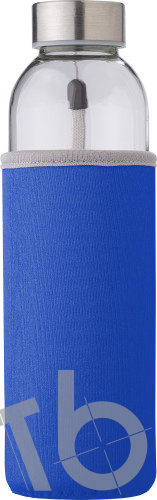 Glass bottle (500 ml) with neoprene sleeve