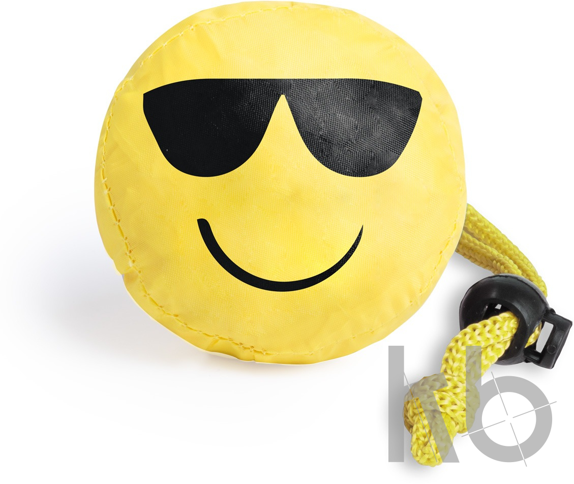 Складная сумка для покупок в форме смайлика