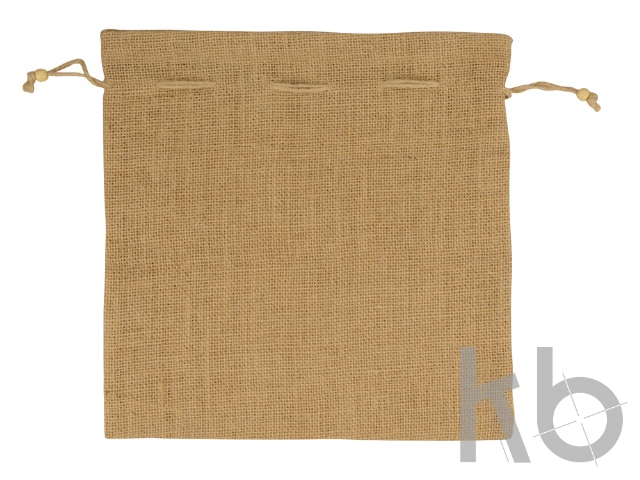 Мешочек подарочный, джут, большой, натуральный Мешочек подарочный большой