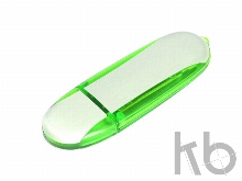 USB 3.0- флешка промо на 128 Гб овальной формы