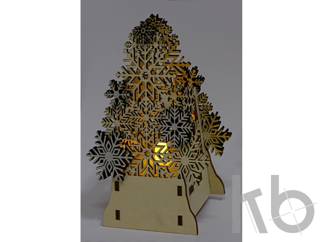 Декоративная фигура «Ель» с электрической свечой