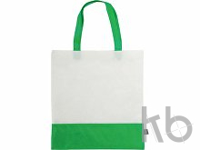 Сумка-шоппер двухцветная Reviver из нетканого переработанного материала RPET