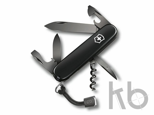 Нож перочинный «Spartan Onyx Black», 91 мм, 12 функций