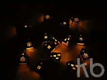 Елочная гирлянда с лампочками «Зимняя сказка» в деревянной подарочной коробке