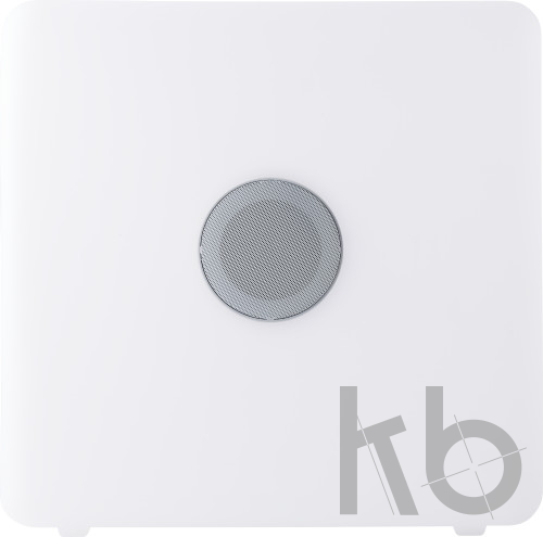 Plastic LED cube with double speaker