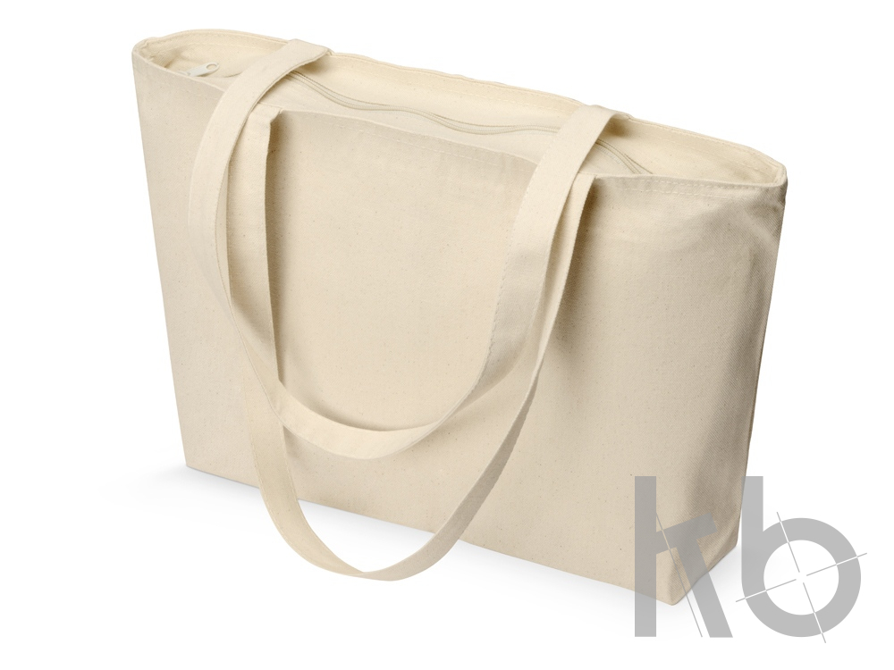 Сумка на молнии «Purch» из хлопка 340 г/м2