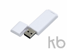 USB 2.0- флешка на 16 Гб с оригинальным двухцветным корпусом