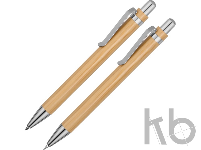 Набор «Bamboo»: шариковая ручка и механический карандаш