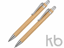 Набор «Bamboo»: шариковая ручка и механический карандаш