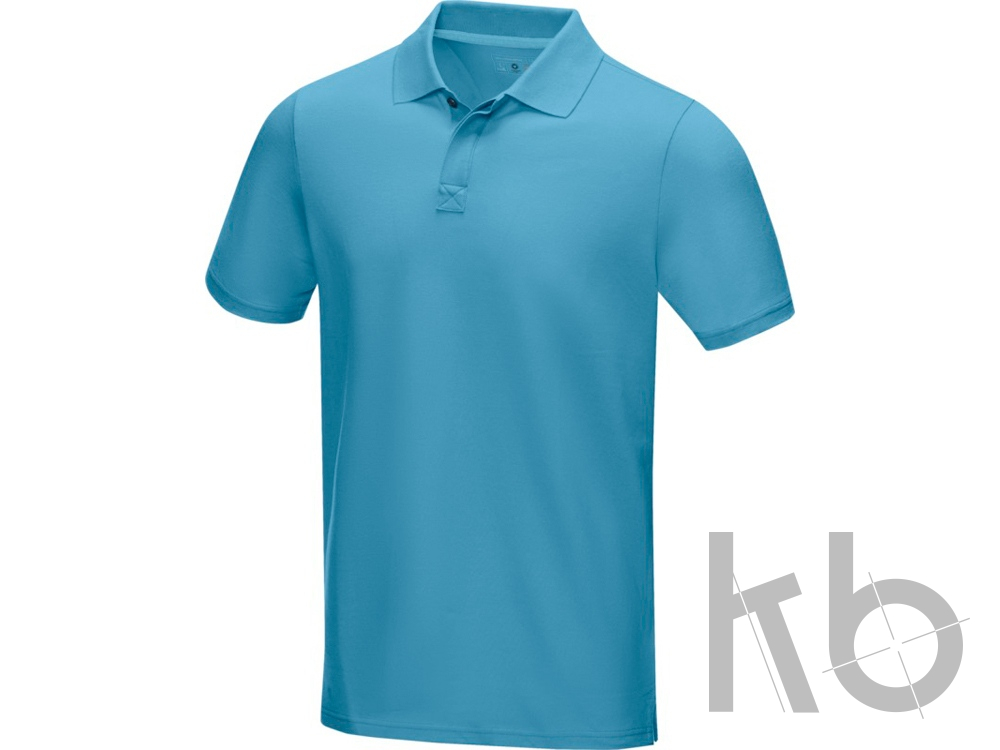 Рубашка поло «Graphite» из натуральных материалов, мужская