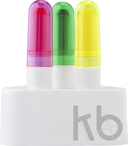 Set of three gel markers