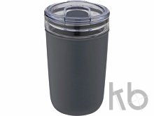 Стеклянная кружка «Bello» с внешней стенкой из переработанного пластика