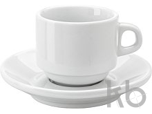 Porcelain cup and saucer