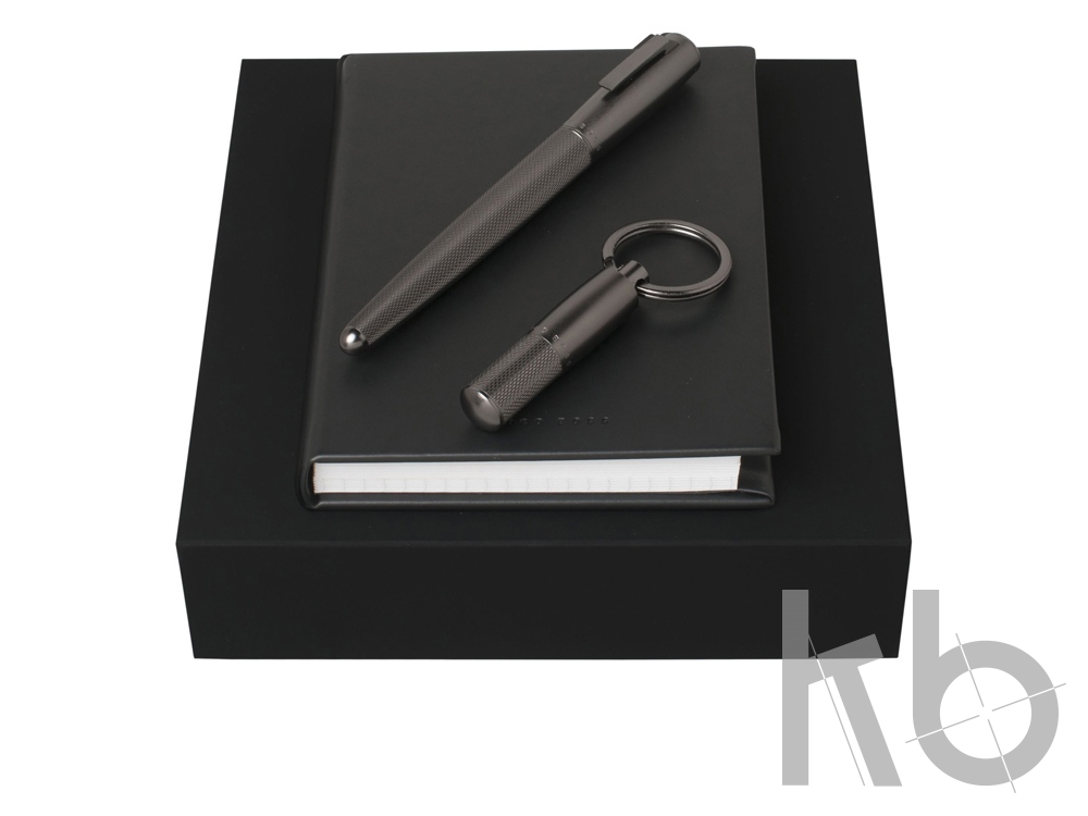 Подарочный набор: брелок, блокнот А6, ручка-роллер
