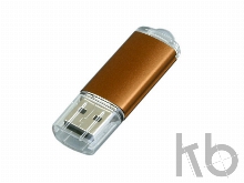 USB 2.0- флешка на 64 Гб с прозрачным колпачком