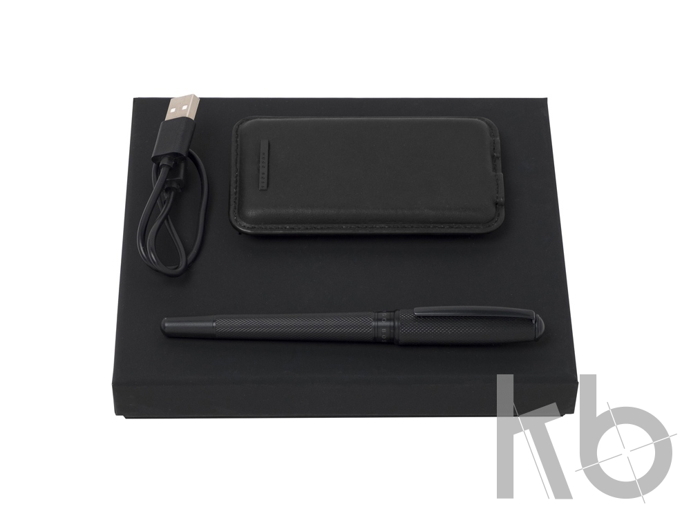 Подарочный набор: зарядное устройство 5000 mAh, ручка-роллер
