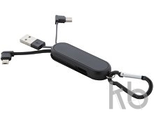 Зарядный кабель с разъемами micro USB, USB-C и Lightning