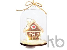 Новогоднее украшение «Домик в колбе»