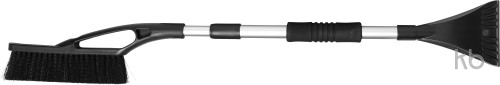 ABS ice scraper and snow brush