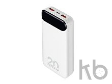 Внешний аккумулятор с дисплеем, 20000 mAh
