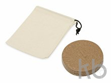 Набор костеров из пробки в хлопковом мешке «Bali»