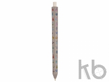 Ручка пластиковая шариковая Pigra P03 с круговым нанесением