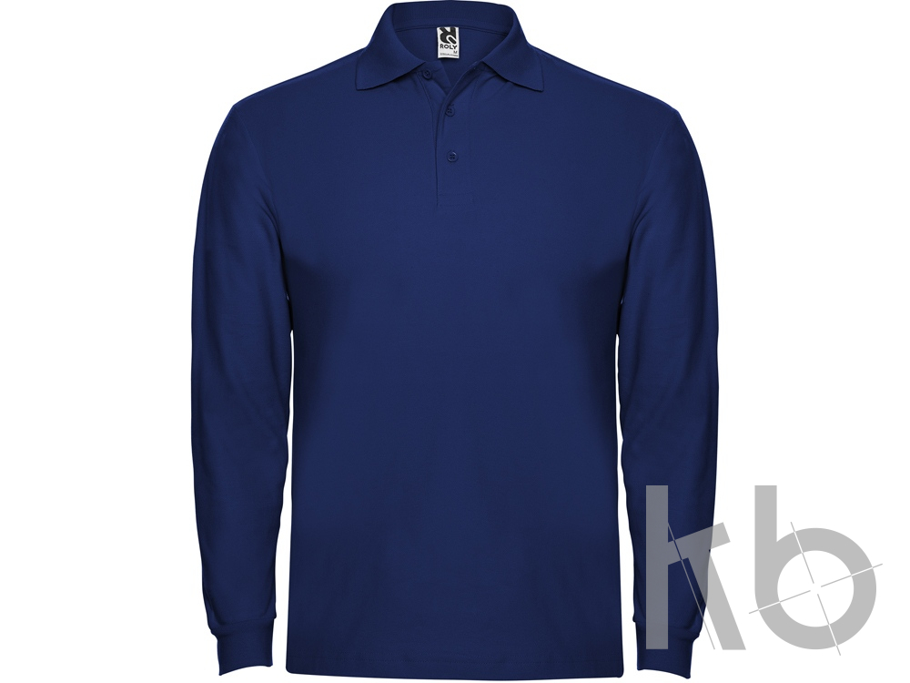 Рубашка поло «Estrella» мужская с длинным рукавом