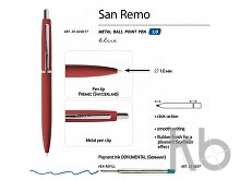 Ручка металлическая шариковая «San Remo», софт тач