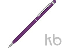 Ручка-стилус металлическая шариковая «Jucy Soft» soft-touch